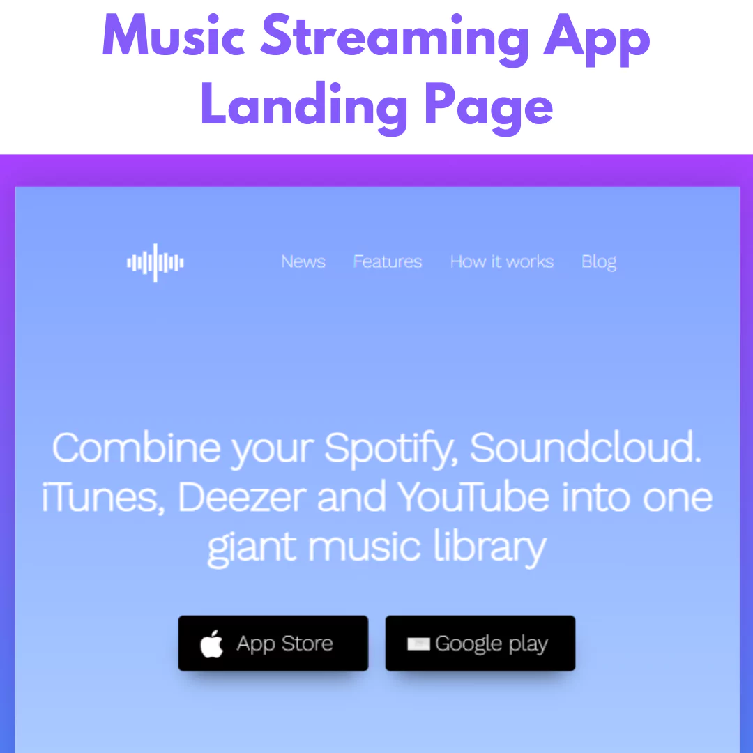 Create Music Streaming App Landing Page HTML & CSS Tutorial.webp